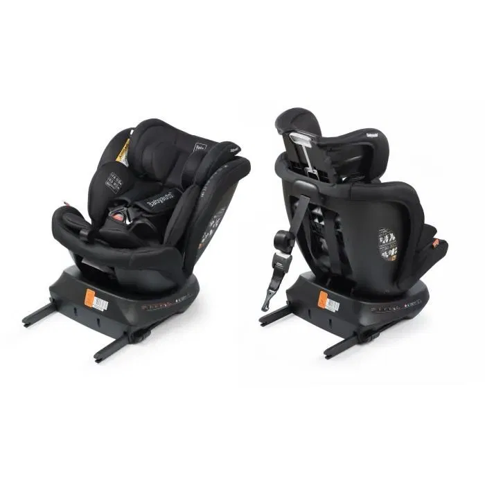 Babyauto Siège Auto Rodia Pivotant et Inclinable Groupe 0/1/2/3 i-Size Plus 40-150 cm - Noir - Isofix, Harnais 5 Points, Réducteur Babyauto Siège Auto Rodia Pivotant et Inclinable Groupe 0/1/2/3 i-Size Plus 40-150 cm - Noir - Isofix, Harnais 5 Points, Réducteur