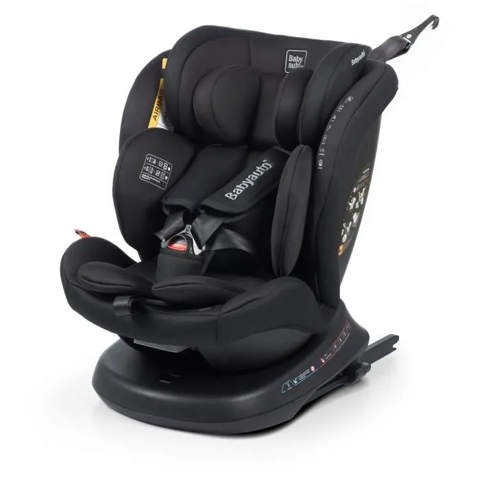 Babyauto Siège Auto Rodia Pivotant et Inclinable Groupe 0/1/2/3 i-Size Plus 40-150 cm - Noir - Isofix, Harnais 5 Points, Réducteur Babyauto Siège Auto Rodia Pivotant et Inclinable Groupe 0/1/2/3 i-Size Plus 40-150 cm - Noir - Isofix, Harnais 5 Points, Réducteur