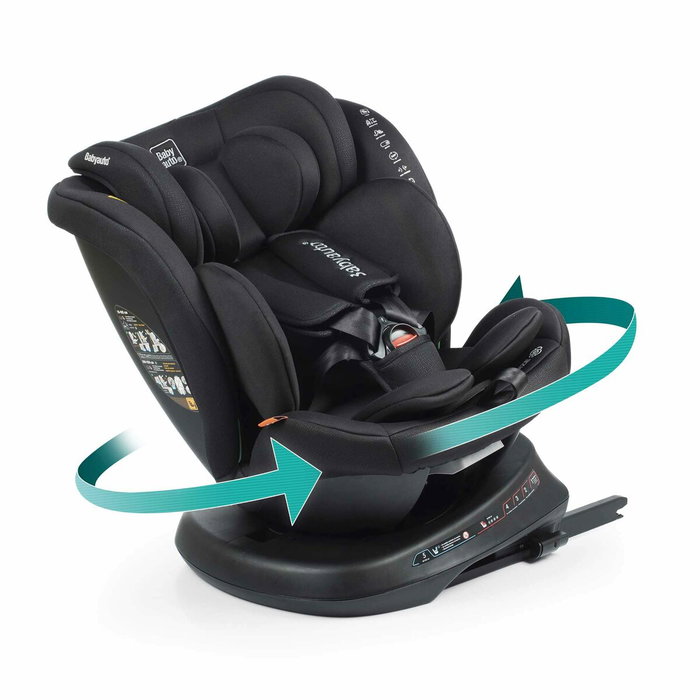 Babyauto RODIA Siège auto pivotant 40-150 cm Noir Babyauto RODIA Siège auto pivotant 40-150 cm Noir