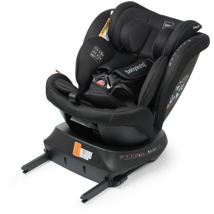 Babyauto RODIA Siège auto pivotant 40-150 cm Noir Babyauto RODIA Siège auto pivotant 40-150 cm Noir