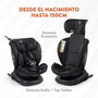 Babyauto RODIA Siège auto pivotant 40-150 cm Noir