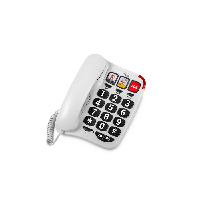SPC 3295B Téléphone fixe Blanc