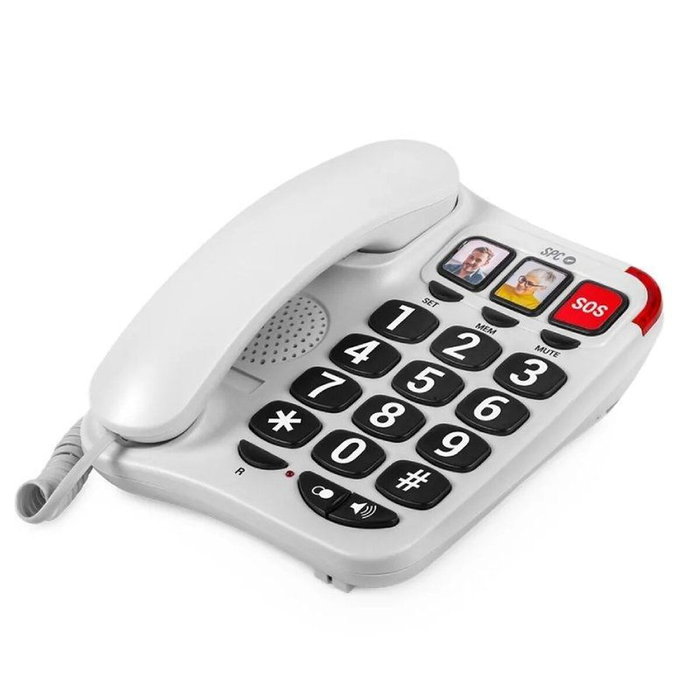 SPC 3295B Téléphone fixe Blanc