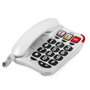 SPC 3295B Téléphone fixe Blanc