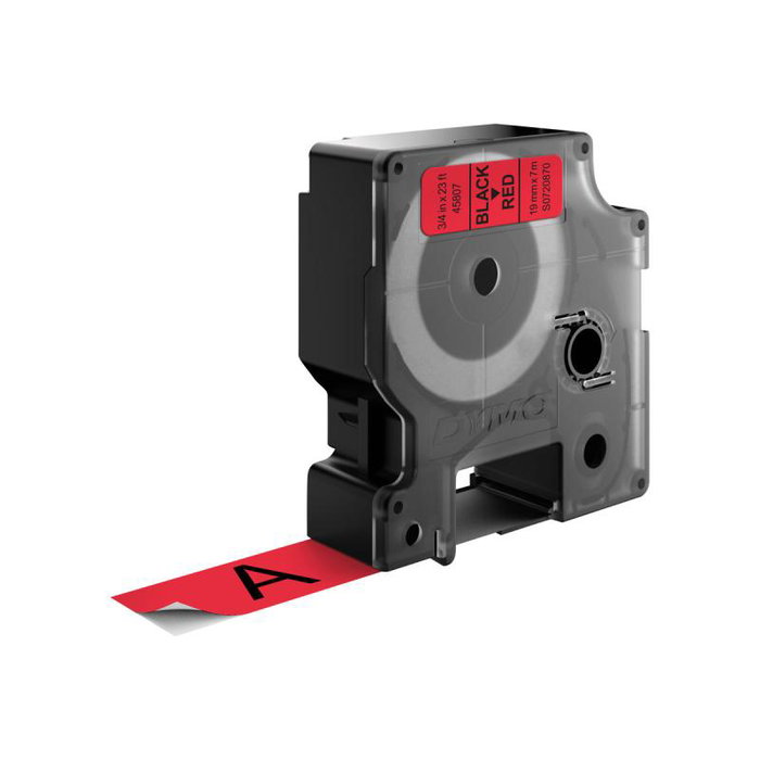 Dymo S0720870 Ruban d'étiquettes 45807 Rouge et Noir