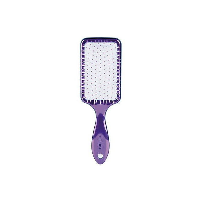 Bifull Housse de Protection Raquette Métallisée Chrome Lilas avec Brosse, 22 cm Bifull Housse de Protection Raquette Métallisée Chrome Lilas avec Brosse, 22 cm