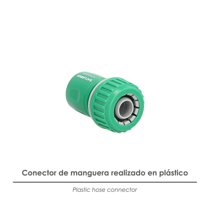 SATURNIA Connecteur tuyau plastique 3/4 blister SATURNIA Connecteur tuyau plastique 3/4 blister