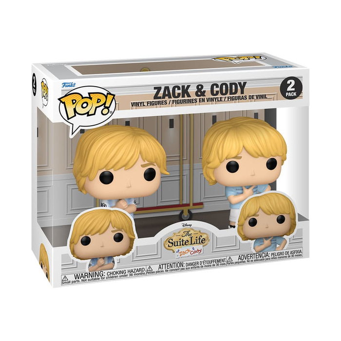 Funko POP! Television Zack & Cody Pack de 2 figurines en vinyle