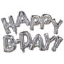 Party Time Globo Aluminio Happy Birthday