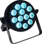 ALGAMLIGHT Projecteur LED 12x10W 4-en-1 RGBW Slim