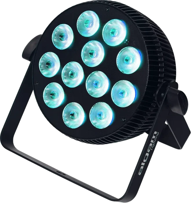 ALGAMLIGHT Projecteur LED 12x10W 4-en-1 RGBW Slim