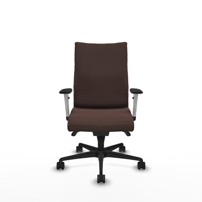 Piqueras Y Crespo Chaise de bureau Albacete Marron foncé avec mécanisme synchrone