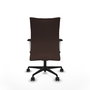 Piqueras Y Crespo Chaise de bureau Albacete Marron foncé avec mécanisme synchrone