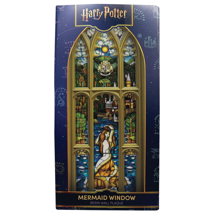 FaNaTtik Harry Potter panneau résine Mermaid Stained Glass Window