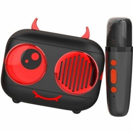 CGV Kit karaoké DIABLO - Enceinte Bluetooth et micro sans fil avec effets voix
