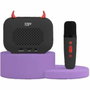 CGV Kit karaoké DIABLO - Enceinte Bluetooth et micro sans fil avec effets voix