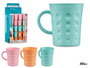 Leknes Lot de tasses en plastique 300 ml (8x10x11,5 cm) couleurs pastel assorties (Set de 60)