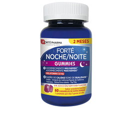 Forté Pharma Forté Nuit Gummies : Endormissement Rapide, Sommeil Réparateur, 60 Gummies
