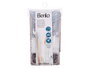 Berilo Rideau de Douche PEVA 180 x 180 cm Beige Transparent (Set de 12)