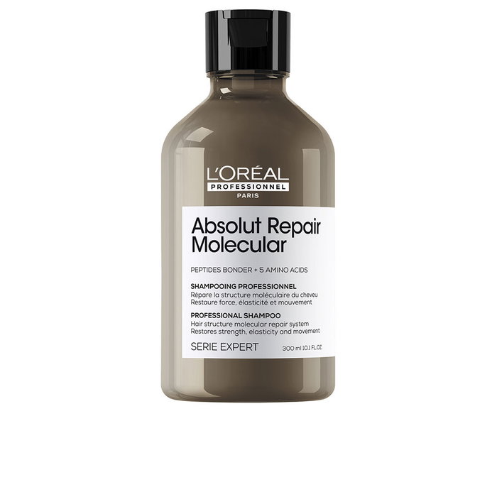 L'Oréal Professionnel Paris ABSOLUT REPAIR MOLECULAR Shampooing Professionnel Sans Sulfate pour Cheveux Abêmés 300 ml L'Oréal Professionnel Paris ABSOLUT REPAIR MOLECULAR Shampooing Professionnel Sans Sulfate pour Cheveux Abêmés 300 ml