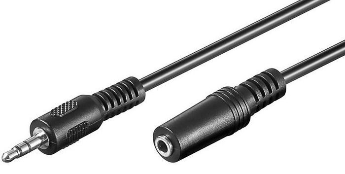MicroConnect - Câble d'extension audio 3,5 mm stéréo mâle/femelle - 5 mètres - Pour casque, smartphone, MP3 MicroConnect - Câble d'extension audio 3,5 mm stéréo mâle/femelle - 5 mètres - Pour casque, smartphone, MP3