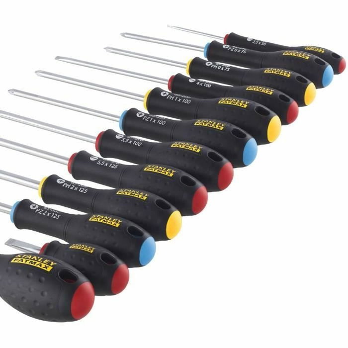Stanley Jeu de 12 Tournevis FATMAX FMHT65426-0
