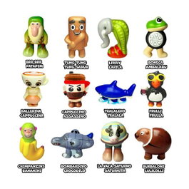 Bizak Squeeze Brainrot Figurine d'action 10 cm, Lot de 12 unités