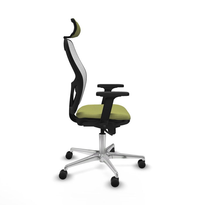 Piqueras y Crespo 2D086N2 Chaise de Bureau avec Appui-tête Vert