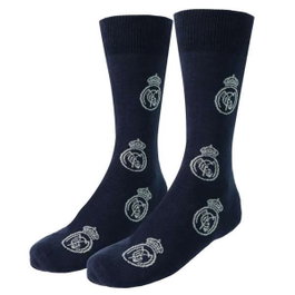 Real Madrid C.F. Chaussettes Bleu foncé Taille unique