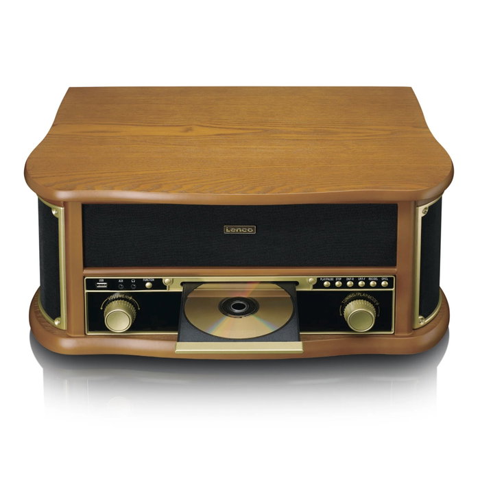 Lenco TCD-2571WD Lecteur Vinyle Multifonction en Bois avec Bluetooth et Radio DAB+ Lenco TCD-2571WD Lecteur Vinyle Multifonction en Bois avec Bluetooth et Radio DAB+