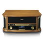 Lenco TCD-2571WD Lecteur Vinyle Multifonction en Bois avec Bluetooth et Radio DAB+