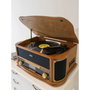 Lenco TCD-2571WD Lecteur Vinyle Multifonction en Bois avec Bluetooth et Radio DAB+