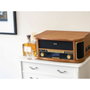 Lenco TCD-2571WD Lecteur Vinyle Multifonction en Bois avec Bluetooth et Radio DAB+