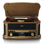 Lenco TCD-2571WD Lecteur Vinyle Multifonction en Bois avec Bluetooth et Radio DAB+