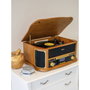 Lenco TCD-2571WD Lecteur Vinyle Multifonction en Bois avec Bluetooth et Radio DAB+