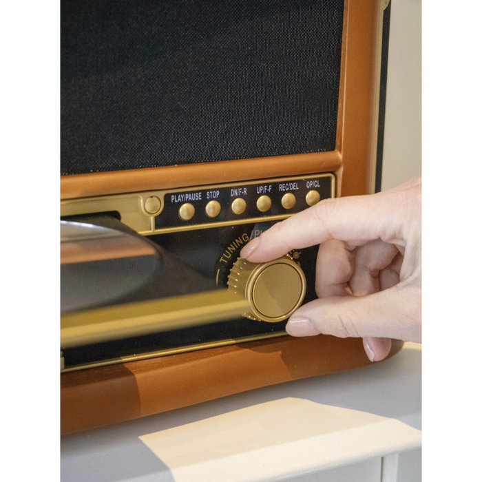 Lenco TCD-2571WD Lecteur Vinyle Multifonction en Bois avec Bluetooth et Radio DAB+ Lenco TCD-2571WD Lecteur Vinyle Multifonction en Bois avec Bluetooth et Radio DAB+