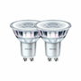 Philips Pack de 2 Ampoules LED GU10 4,6 W 390 lm 4000 K