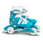 Stamp Patins en ligne évolutifs 2-en-1 STAMP SKIDS CONTROL - Roller et tri skate ajustable tailles 27-30 - 3 roues PVC 60*24mm - Mixte enfant dès 6 ans