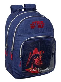 Safta Mochila Doble avec renforts d'angle adaptable sur chariot 32x42x15cm