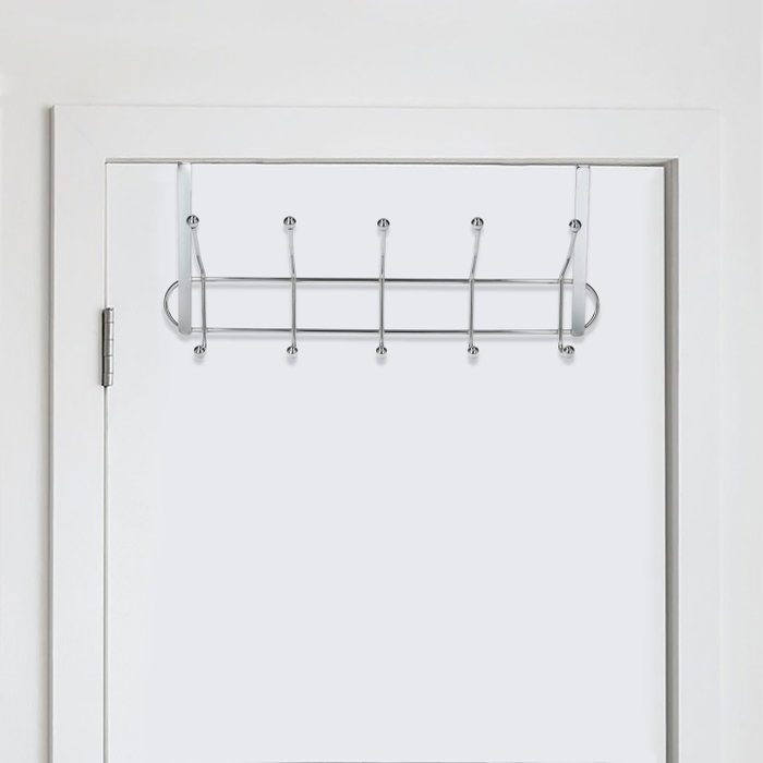 ORYX Porte-manteau Métallique pour Porte - Finition Inox