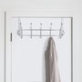 ORYX Porte-manteau Métallique pour Porte - Finition Inox
