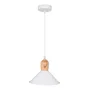 Lámpara Colgante SKD-P134-G - Applique suspendue en aluminium et bois réglable avec ampoule non incluse