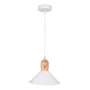 Lámpara Colgante SKD-P134-G - Applique suspendue en aluminium et bois réglable avec ampoule non incluse