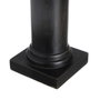 BigBuy Home Bougeoir Noir Bois Verre 12 x 12 x 62 cm