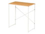 GIFTDECOR Mesa Consola Blanca Blanco-Bambu