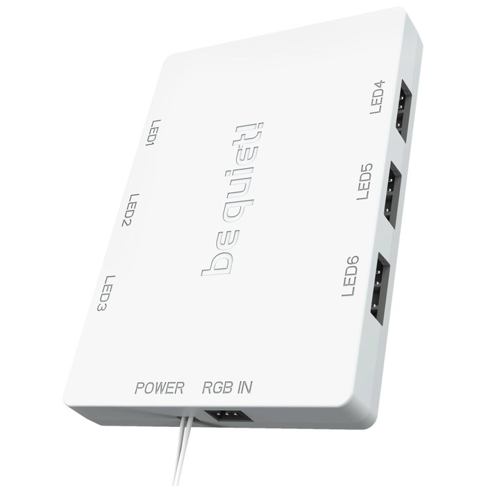 be quiet! Light Wings White 140mm PWM Triple-Pack Blanc