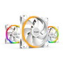 be quiet! Light Wings White 140mm PWM Triple-Pack Blanc