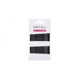 Bifull Lot de 24 Clips Ondulés 59mm Noir