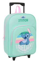 Safta Mochila Grande Con Ruedas Stitch 32 x 42 x 14 cm - Sac À Dos Roulant Pour Enfants