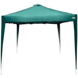 Color Baby Cenador Plegable Vert avec Cheminée Max-Air 300 x 300 x 250 cm - Tonnelle de Jardin en Acier et Toile